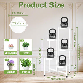 Waterproof coating on the iDavosic.ly stand boosts outdoor durability and rust resistance.
