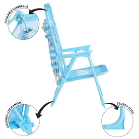 Idea Nuova Bluey umbrella clip-on provides shade during outdoor outings