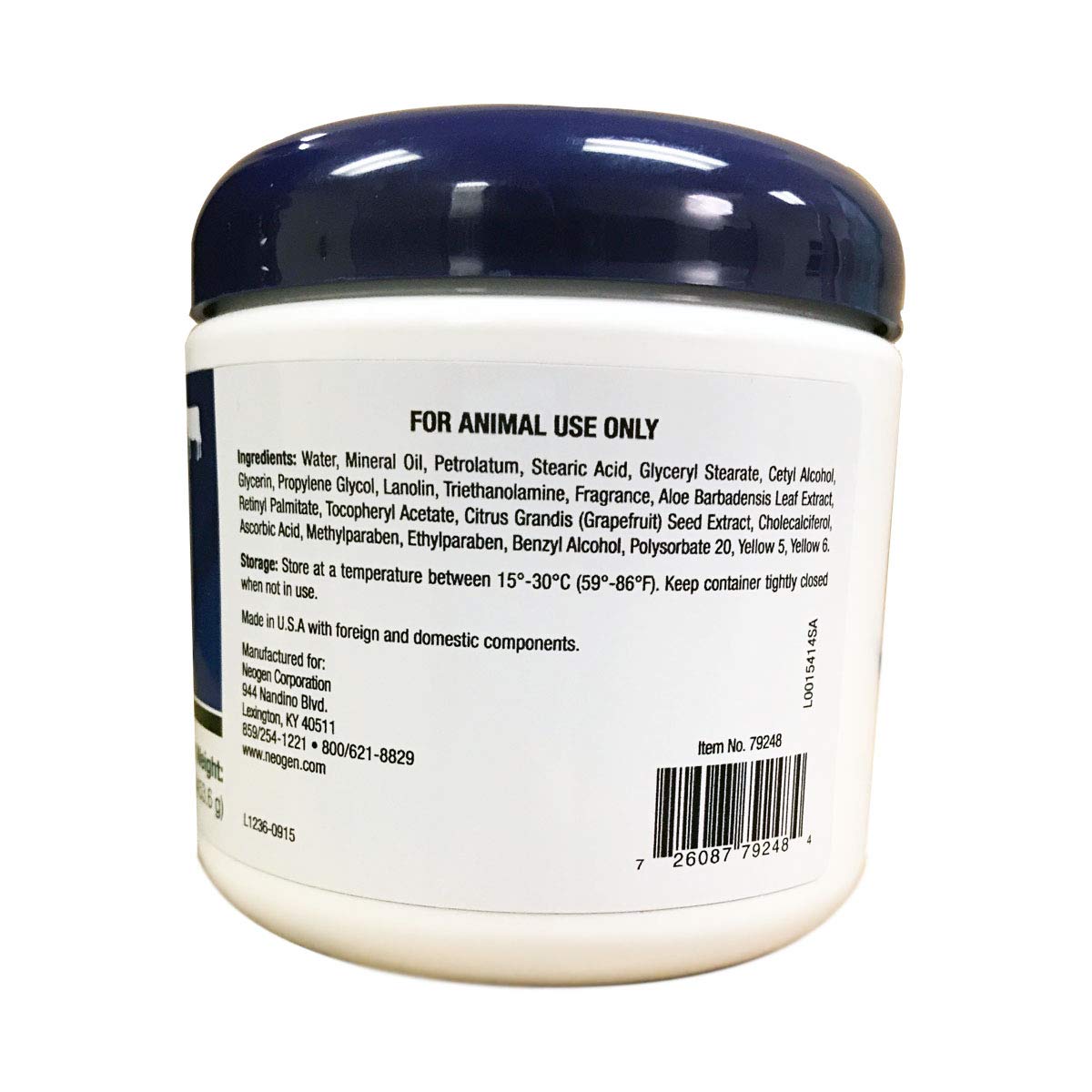 IDEAL Udder Balm packaging shown as durable and easy to store