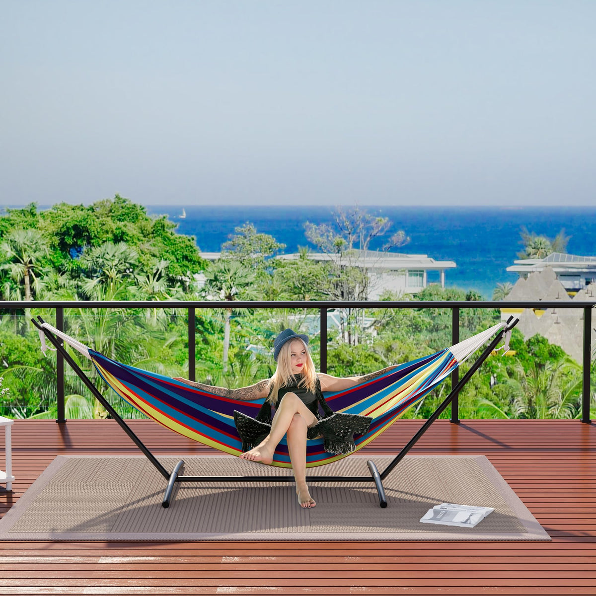IDEALHOUSE relaxation gift hammock kit suitable for birthdays and holidays