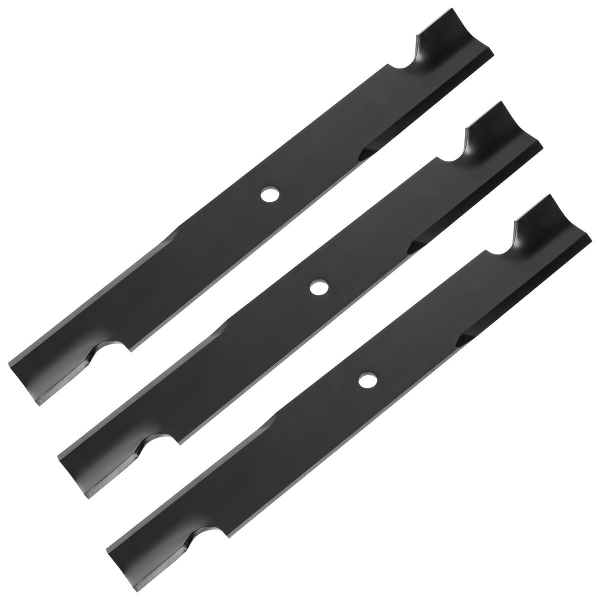 IDEASURE 115-9649-03 high-lift blade on a 60-inch deck for clean cuts.
