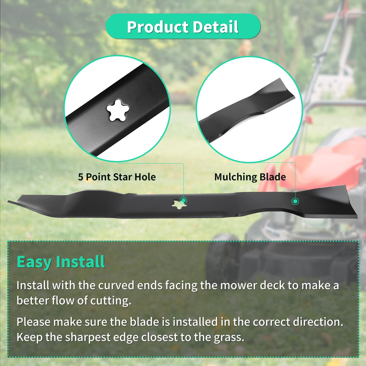 IDEASURE 134149 blade length 21 inches shown for precise cutting