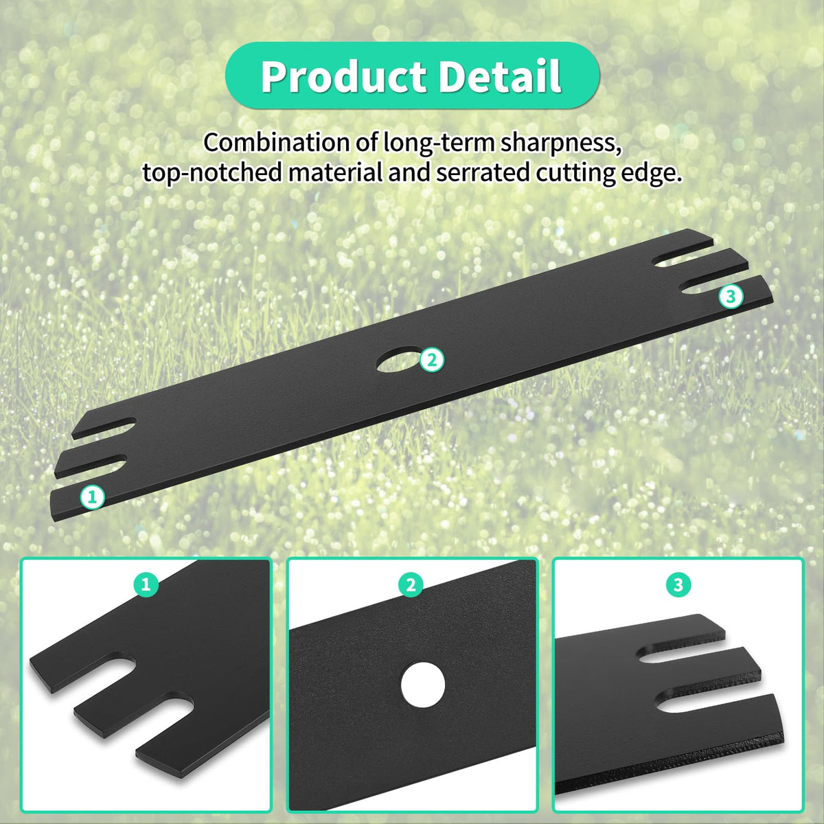 IDEASURE 2-pack blades for quick, downtime-saving replacements.