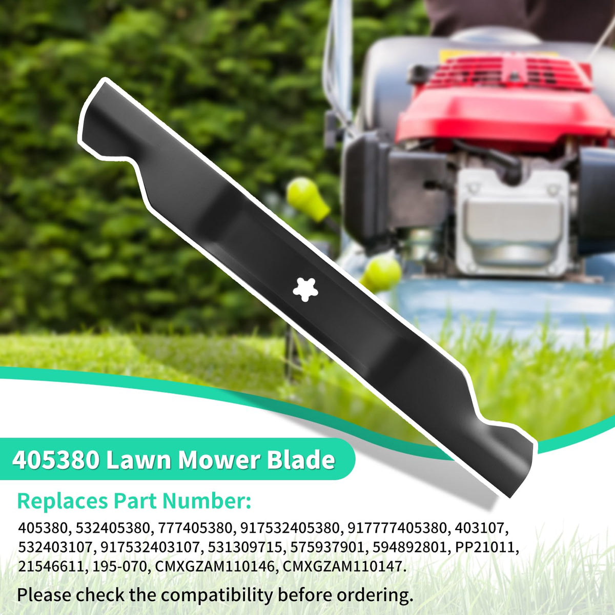 IDEASURE 46-inch deck blade in action delivers efficient cutting for healthier lawns.