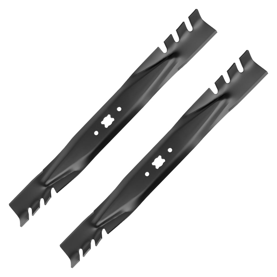 IDEASURE 942-0741A gator mulching blade on a 21-inch deck delivering clean mulch