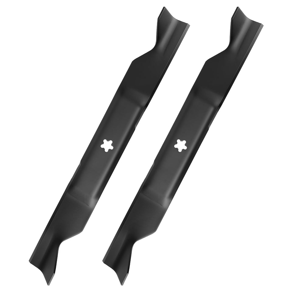 IDEASURE 405380 high lift blade for 46-inch deck delivers even, clean cuts on varied terrains.