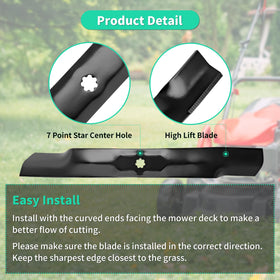 IDEASURE high-strength steel construction resists wear during mowing