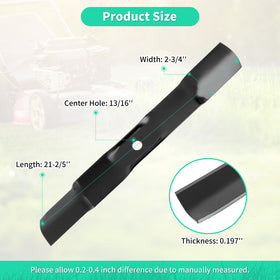 IDEASURE M170642 blades are compatible with John Deere for smooth mowing