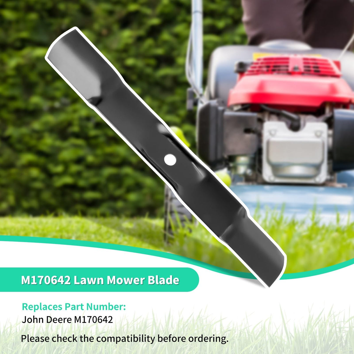 IDEASURE M170642 blade dimensions for balanced cutting on 42-inch decks