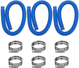IDEASURE pool hose 1.25 inch by 41 inch fits above-ground pumps for easy setup.