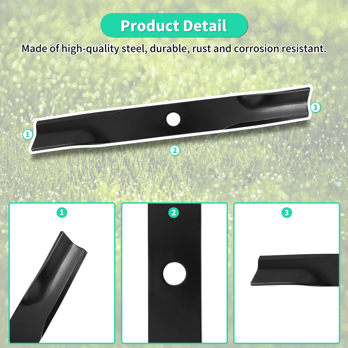 IDEASURE three-pack blades ready for quick replacement, minimizing downtime.