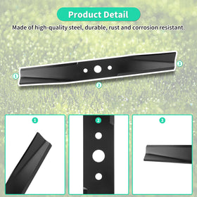 IDEASURE three-pack blades for convenient, ready-to-use mowing