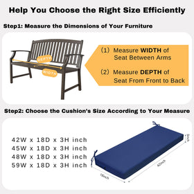idee-home easy-clean cushion cover for quick maintenance after outdoor use.