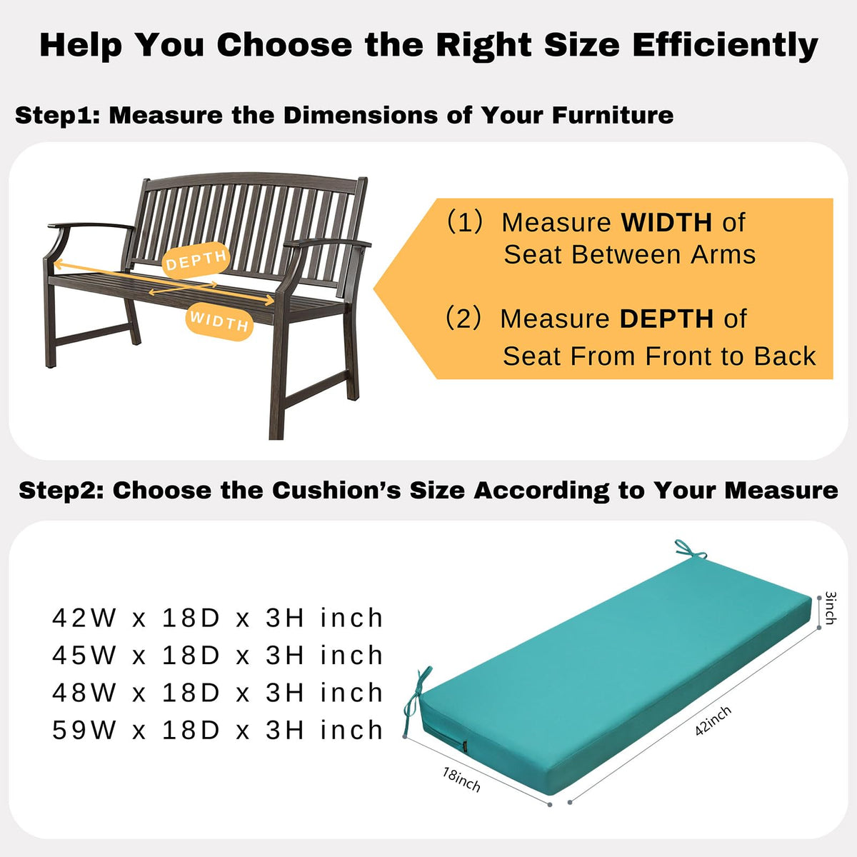 idee-home cushion foam resumes shape after use for lasting comfort
