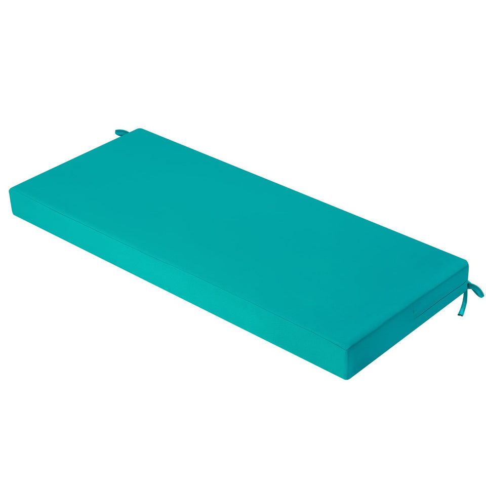 idee-home outdoor bench cushion peacock blue cover adds stylish comfort to any seat