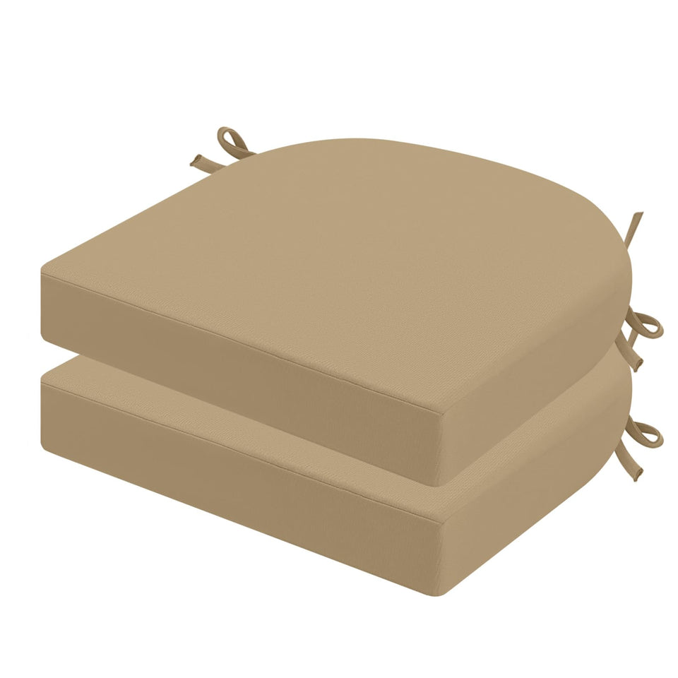 Idee-Home outdoor chair cushions, cover close-up showing durable fabric and color
