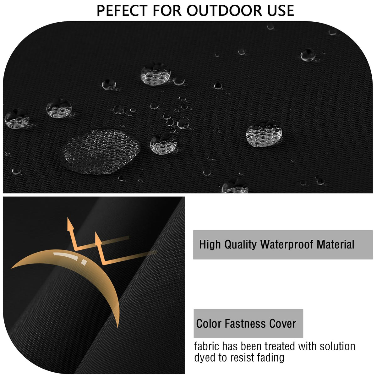 Idee-Home durable foam cushions withstand daily outdoor use.