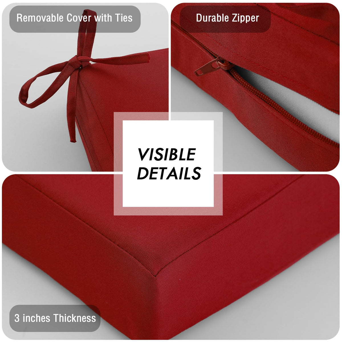 idee-home waterproof cover made of polyester protects the cushion