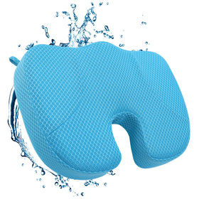 Idle Hippo hot tub booster seat top view showing stable seating and compact design.
