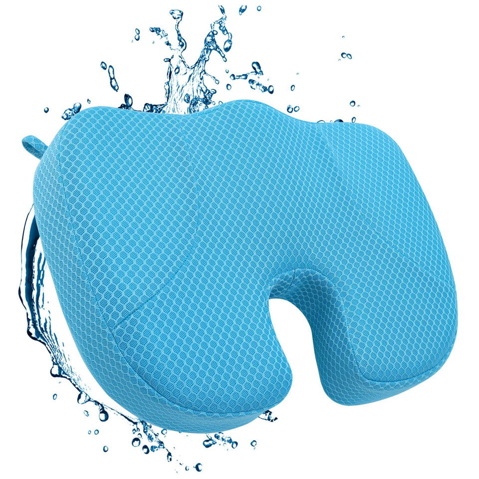 Idle Hippo hot tub booster seat top view showing stable seating and compact design.