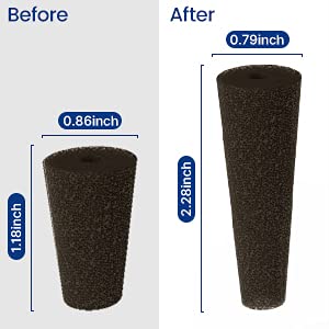 iDOO Growth Sponges compatible with AeroGarden LYKO and indoor systems