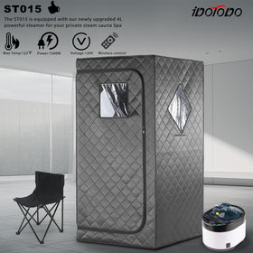 Idotodo full-body sauna tent offers private heat experience