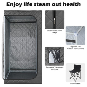 Idotodo included sauna chair simplifies setup