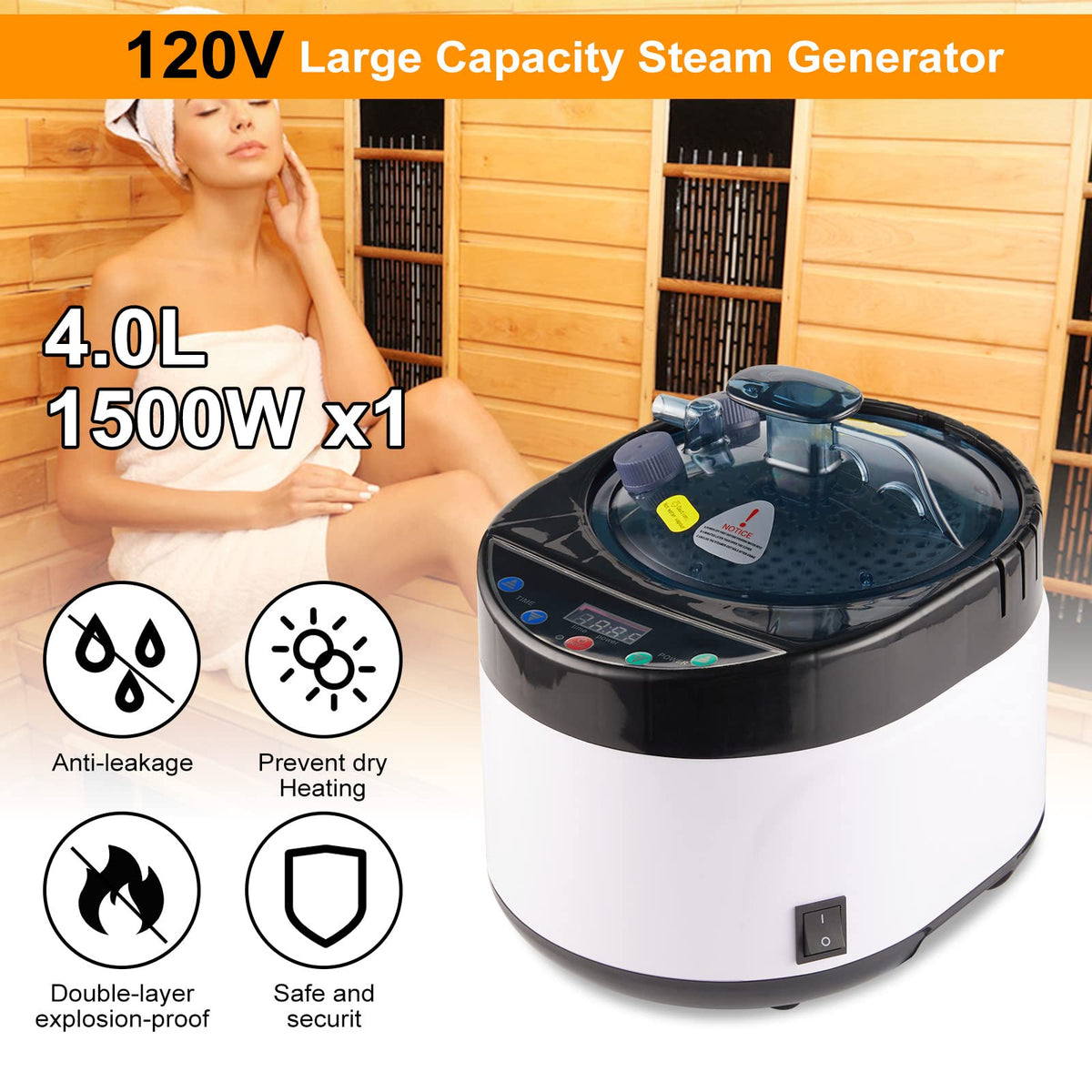 Idotodo 4L steamer provides ample steam for comfortable home sessions
