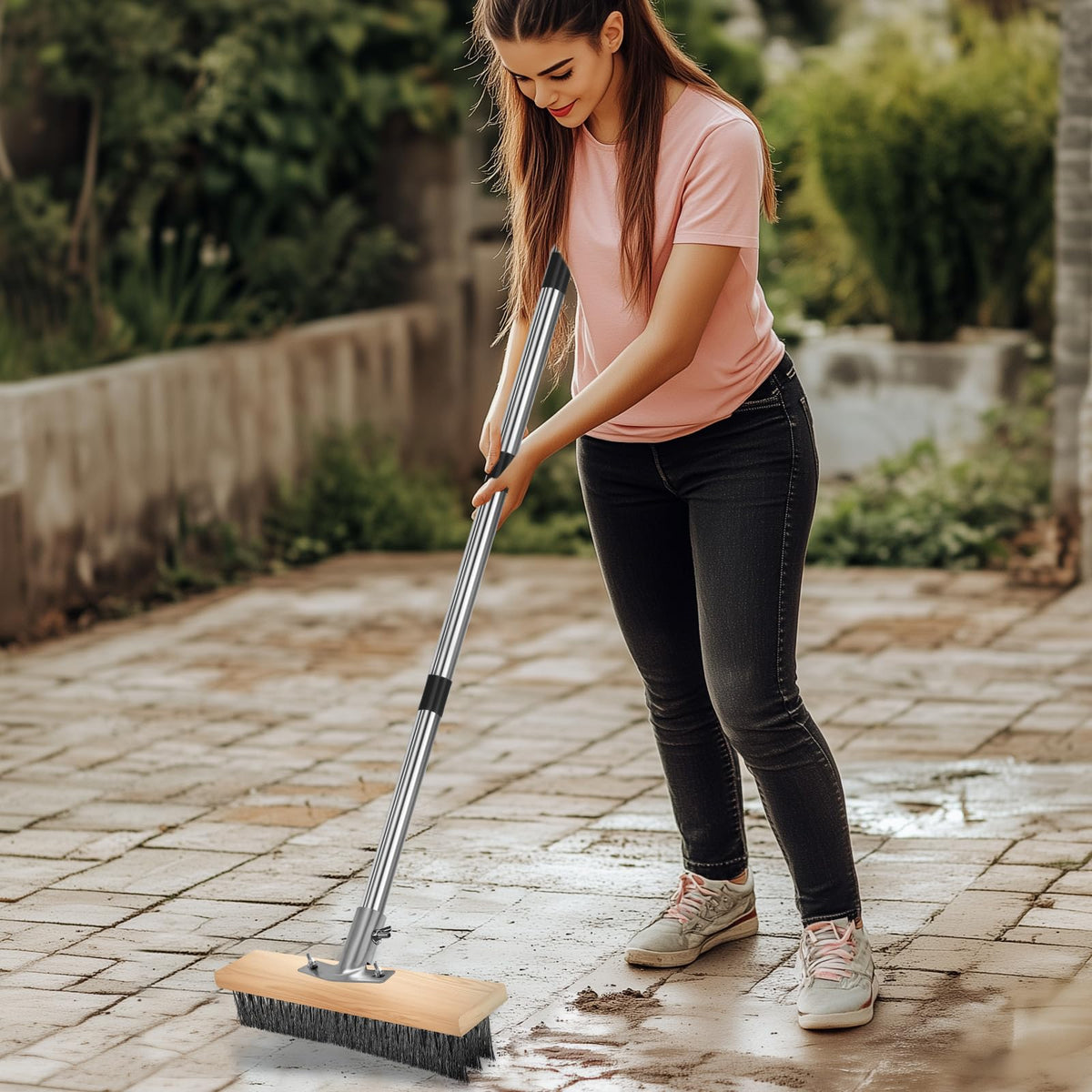 IDUNSEED multi-surface cleaning tool for garages, pools, and patios.