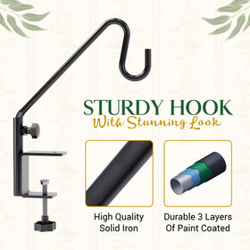 IDZO 11-inch deck hook rotates 360 degrees for flexible positioning