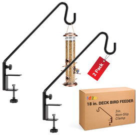 IDZO 18-inch railing hook on deck railing ready for bird feeders