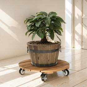 Sturdy acacia hardwood construction ensures durability