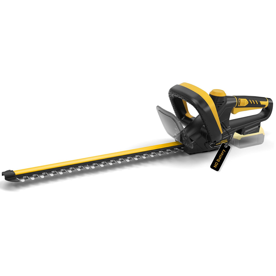 IEBUDA 22-inch hedge trimmer blade delivers precise, clean cuts on thick hedges.