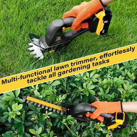 IEBUDA cordless hedge trimmer is ultra-lightweight for easy handling