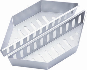 iEvaTEAGG charcoal basket set for Weber grills, durable stainless steel for even heat.