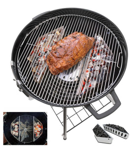 iEvaTEAGG durable stainless steel charcoal holder ideal for camping and parties.