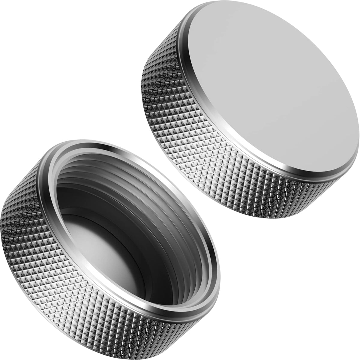 iFealClear brass hose cap with chrome finish resists corrosion for outdoor use.
