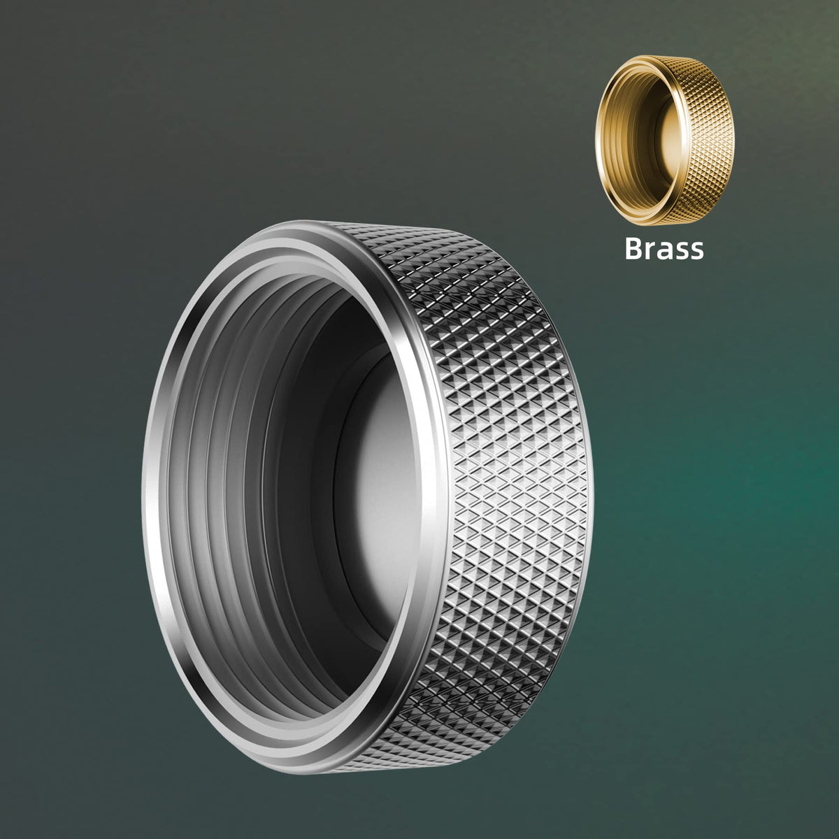Solid brass construction provides durable protection against moisture and rust.