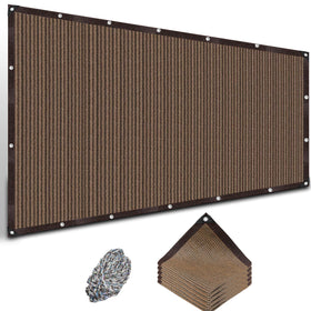 Ifory shade cloth grommets close-up showing sturdy brass rings for lasting outdoor shade.