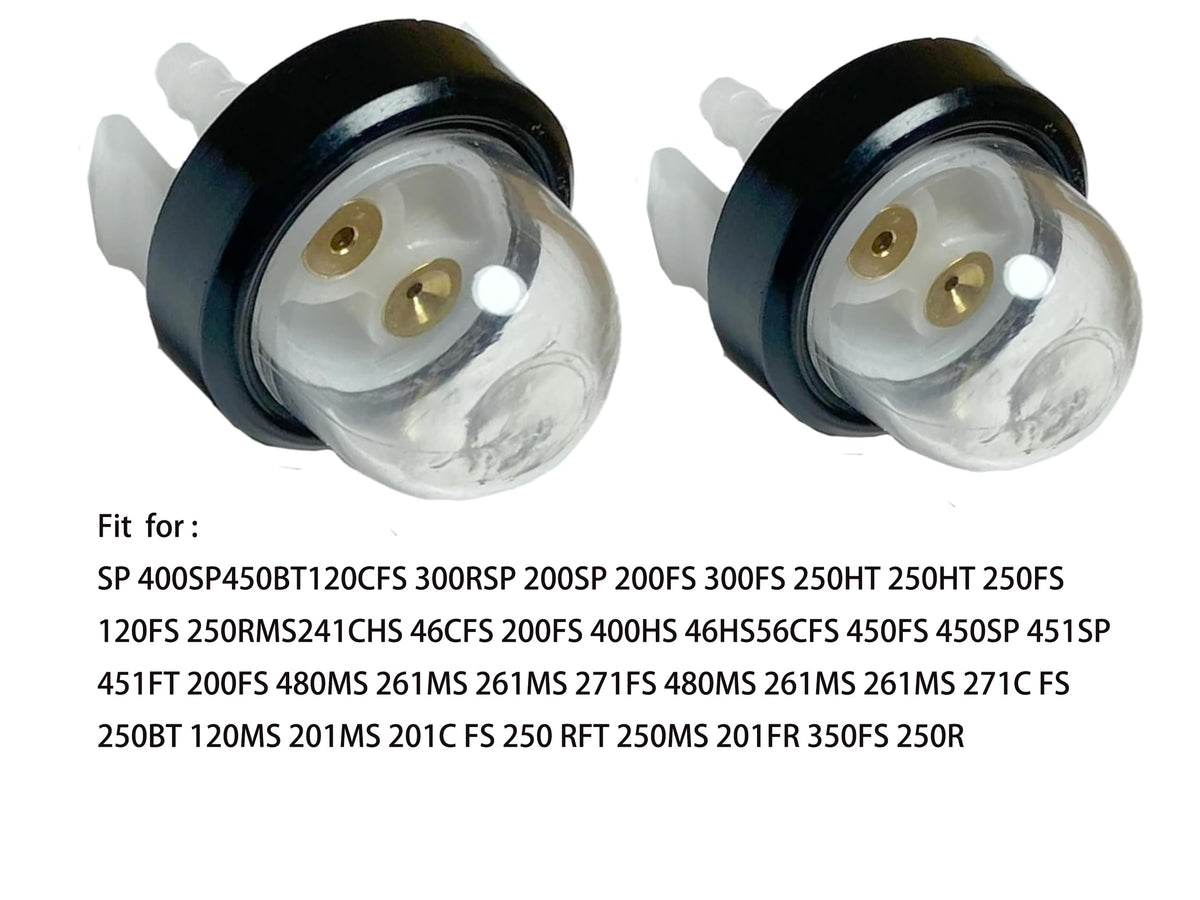 IFZKuZmLy weed eater fuel bulb; dependable start-up aid during mowing tasks.