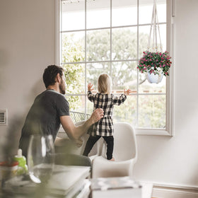 IGaiety macrame hanger suitable for indoor outdoor use.