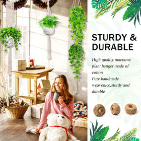 IGaiety Macrame Plant Hanger gift-ready packaging for plant lovers