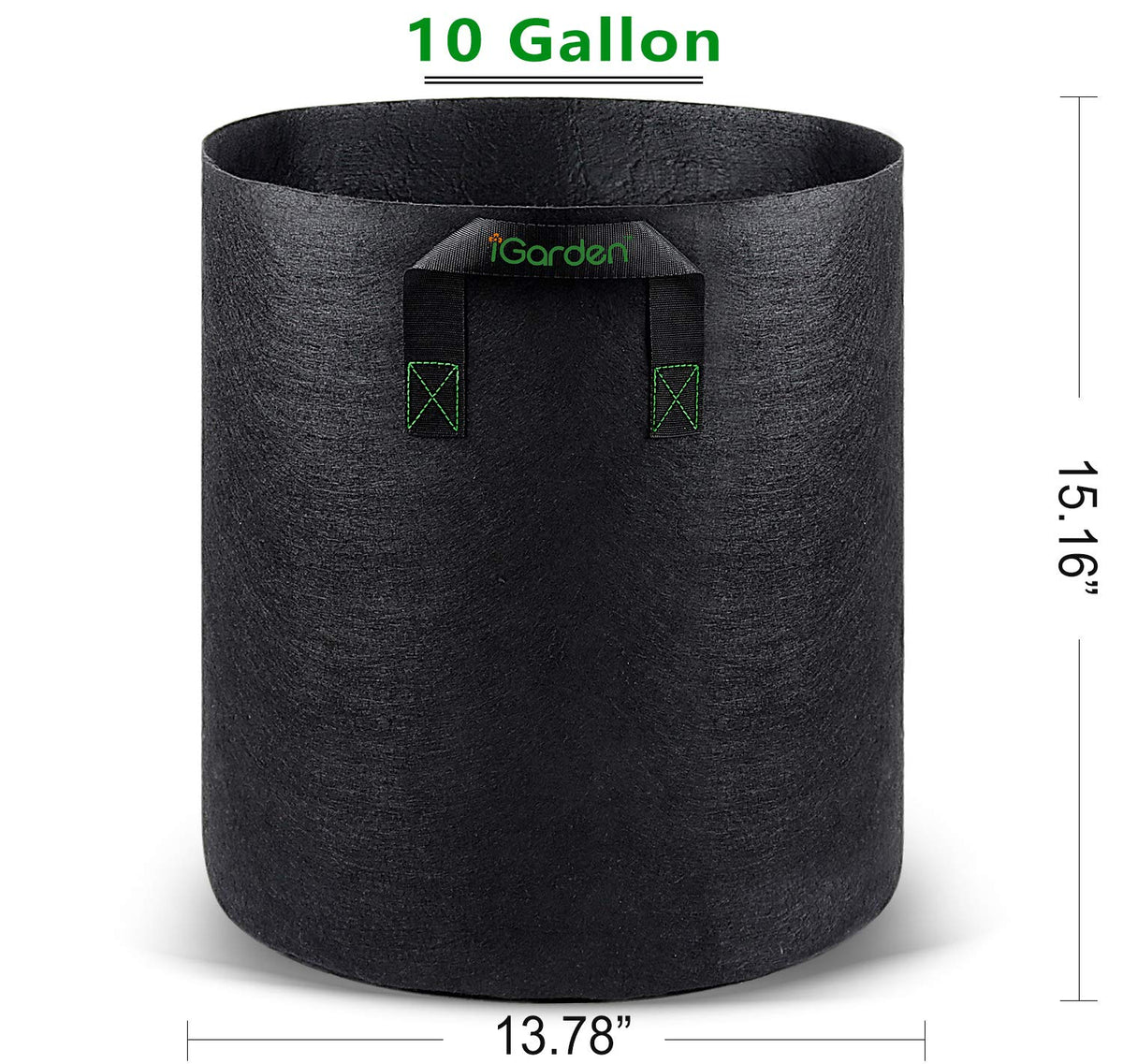 IGarden 320g nonwoven fabric close-up showing durable material and ventilation