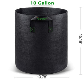 IGarden 320g nonwoven fabric close-up showing durable material and ventilation