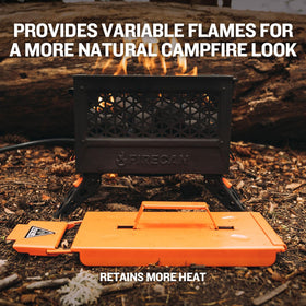 Ignik Moon Rocks retain heat to enhance warmth and glow