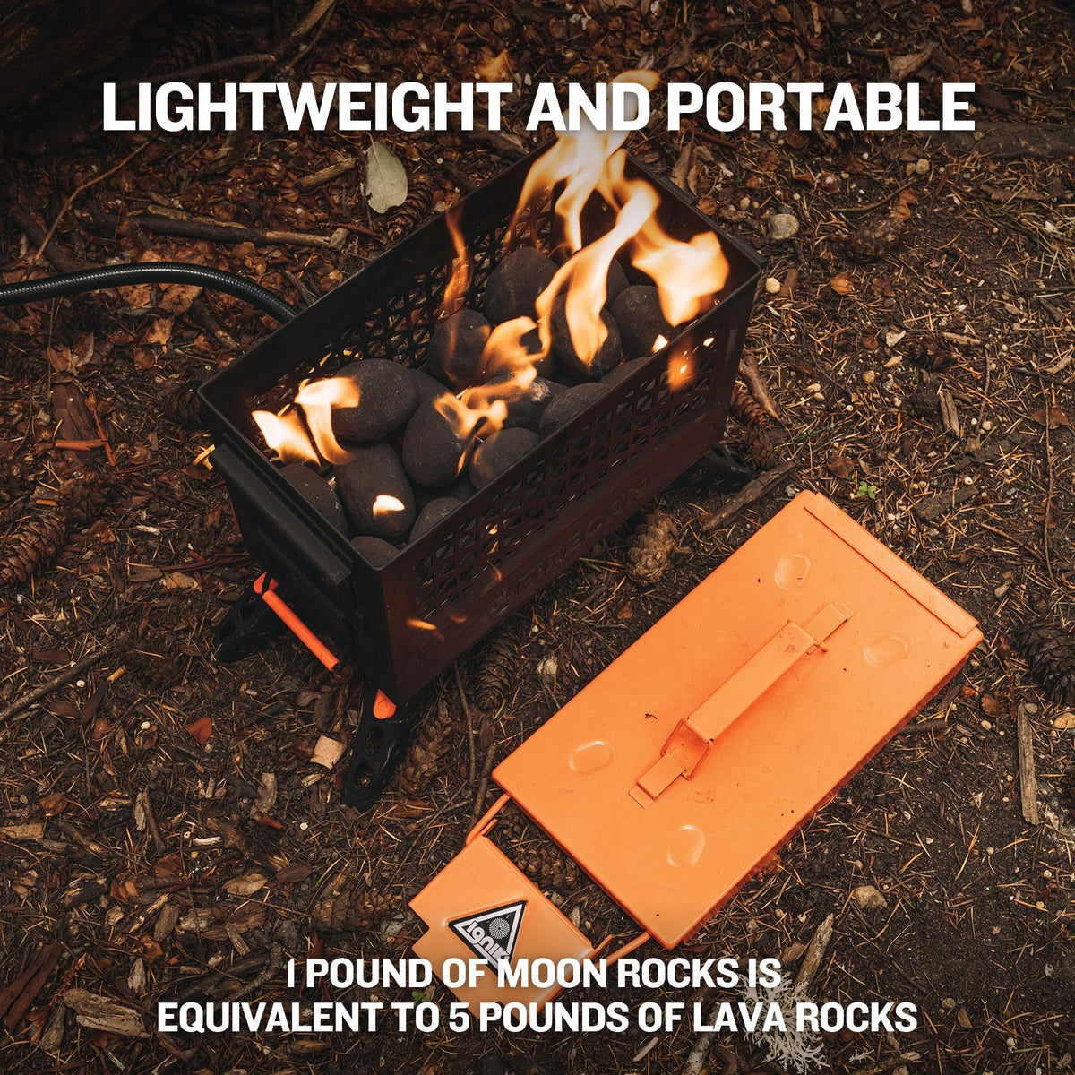 Ignik Moon Rocks nest among FireCan burners for clean setup and ambiance