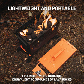 Ignik Moon Rocks nest among FireCan burners for clean setup and ambiance