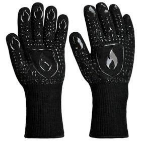 IGNISGUARD bbq gloves with heat resistance for grilling and open flame cooking.
