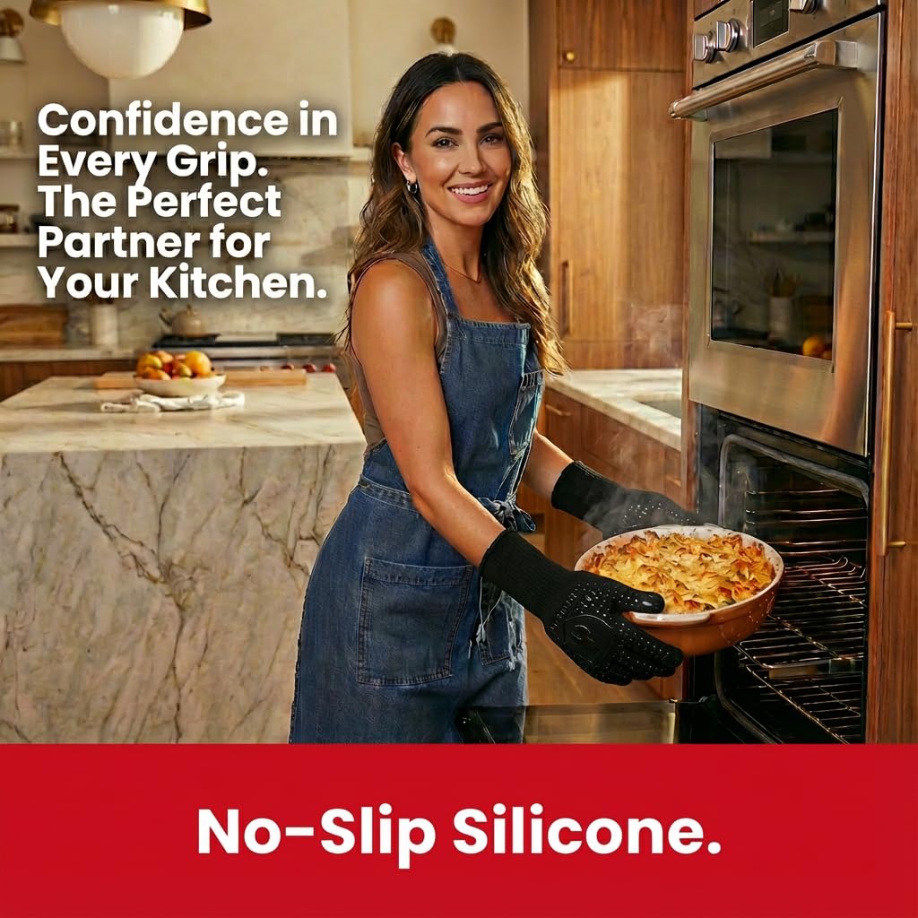 IGNISGUARD silicone gloves are easy to clean and store after use.