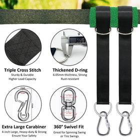 Igolfluck tree protector sleeve protecting branches for longer strap life.